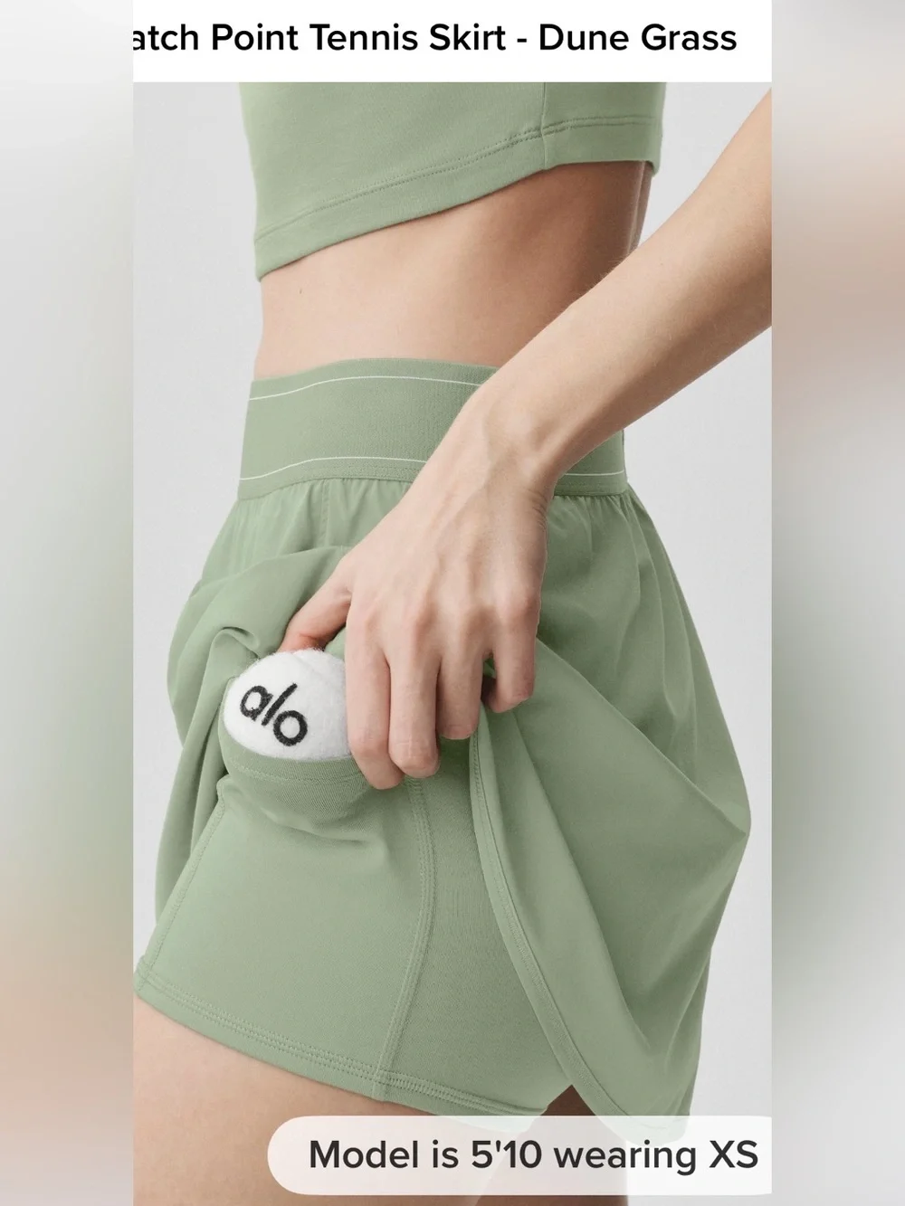 ALO Yoga Match Point Tennis Skirt-NWT!!!